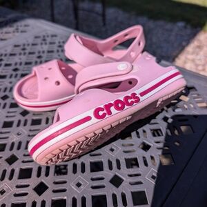 CROCS Pink Kids Sandals